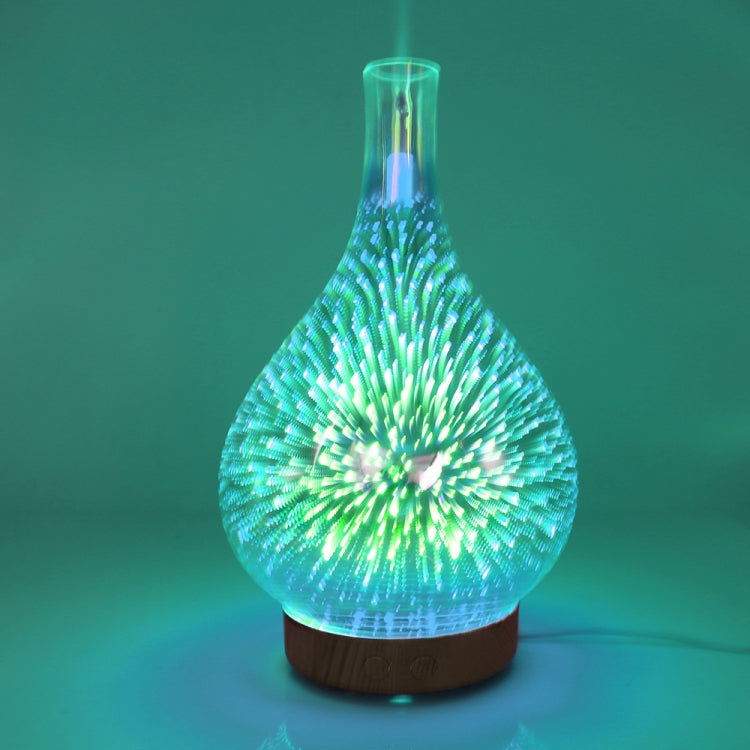 STB-XB10 ضوء ليلي LED 3D للألعاب النارية بسبعة ألوان مع مرطب هواء وموزع عطر زيت أساسي، قابس أمريكي، قابس أوروبي، قابس بريطاني، قابس أسترالي