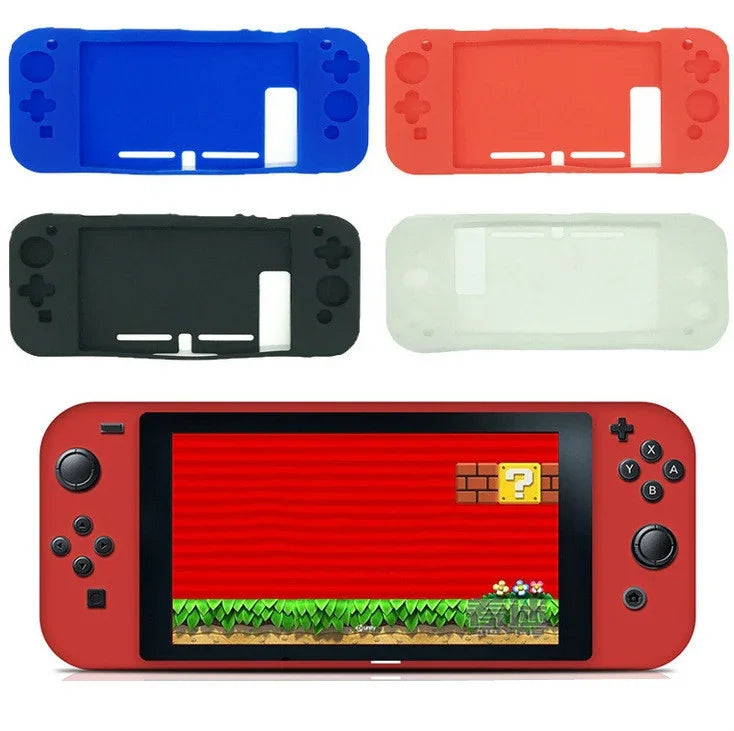 غطاء حماية سيليكون شامل لجهاز ألعاب Switch (أبيض)