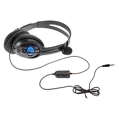 سماعات رأس كبيرة ثنائية الجانب لجهاز PS4 للدردشة الصوتية عبر الإنترنت، سماعات رأس كبيرة