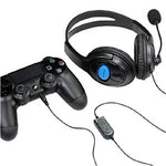 سماعات رأس كبيرة ثنائية الجانب لجهاز PS4 للدردشة الصوتية عبر الإنترنت، سماعات رأس كبيرة