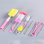 7PCS/Set Bottle Sponge Cleaning Brush Tools Straw Brush Set
