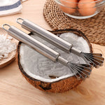 Stainless Steel Copra Planer All Steel Handle Coconut Planing Fish Scale Planer Seeder