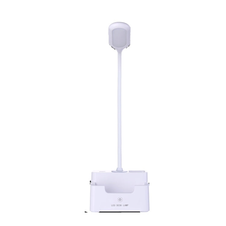 مصباح مكتب إبداعي متعدد الوظائف LED بحماية العين يعمل باللمس USB لشحن غرفة النوم للطلاب، مع مروحة، بدون مروحة