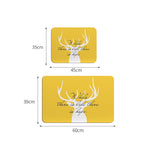 Bathroom Toilet Quick-Drying Absorbent Non-Slip Mats Diatom Ma, 60 x 40 cm
