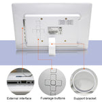 إطار صور رقمي DPF-106 بحجم 10.1 بوصة، جهاز إعلان فيديو LED، قابس أمريكي، قابس أوروبي، قابس بريطاني، قابس أسترالي