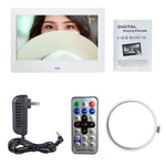 إطار صور رقمي DPF-706 بحجم 7 بوصة، جهاز إعلان LED مثبت على الحائط، قابس أمريكي، قابس أوروبي، قابس بريطاني، قابس أسترالي
