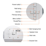 إطار صور رقمي DPF-706 بحجم 7 بوصة، جهاز إعلان LED مثبت على الحائط، قابس أمريكي، قابس أوروبي، قابس بريطاني، قابس أسترالي