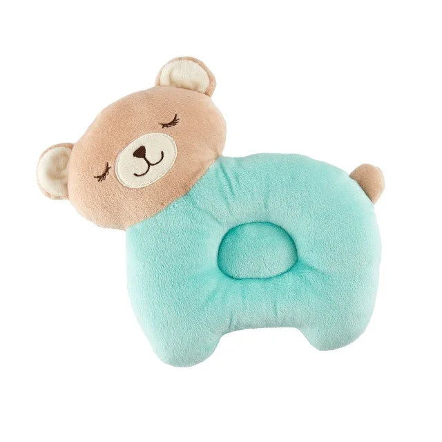 Baby Cartoon Cotton Head Protect Pillow Breathable Washable Bite-proof Headrest