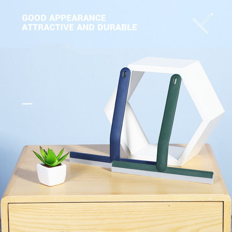 Wiper Artifact Office Home Bathroom Floor Soft Plastic Glass Wiper Cleaning Tool, 5 PCS Moonlight White, 5 PCS Phosphor, 5 PCS Midnight Green, Violet Blue