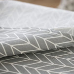 Literary Fresh Geometric Cotton Linen Tablecloth Gray Arrow Rectangular Coffee Table Cloth Desk Cloth, 60x60cm, 90x90cm, 100x140cm, 140x140cm, 140x160cm, 140x180cm, 140x200cm, 140x220cm, 140x250cm