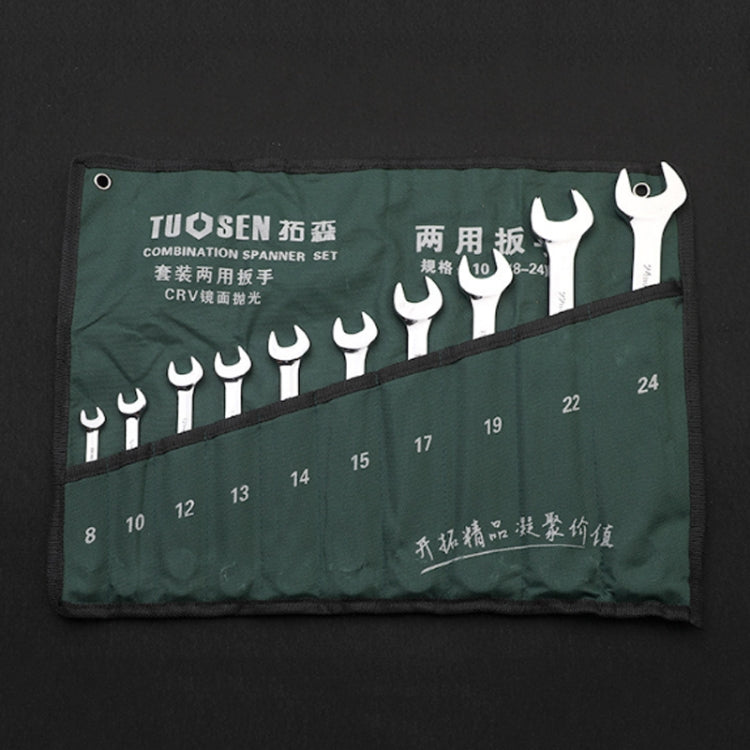 TUOSEN Manual  Hardware Tool Opening Plum Blossom Dual-use Wrench Set, 10 In 1, 12 In 1, 14 In 1, 15 In 1