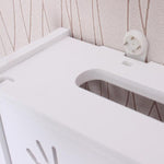 Wifi Router Box PVC Wall-mounted Shelf Hanging Board Bracket Storage Box, 41x23x8.5cm