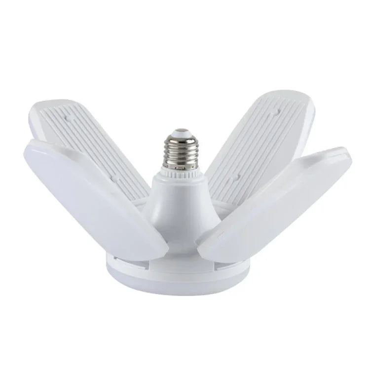 مصباح منزلي قابل للطي 60 واط 5 أوراق 235 LED SMD 2835، AC 120-265V، E27 أبيض بارد، B22 أبيض بارد