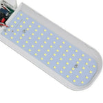 مصباح منزلي قابل للطي 60 واط 5 أوراق 235 LED SMD 2835، AC 120-265V، E27 أبيض بارد، B22 أبيض بارد