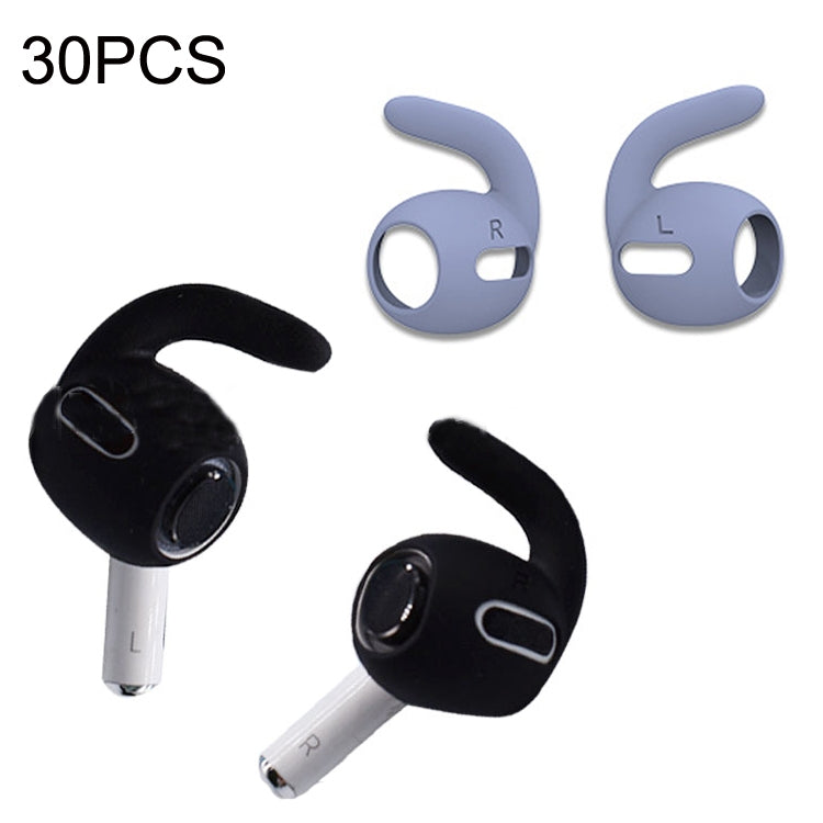 30 قطعة أغطية سماعات أذن فائقة النحافة لأبل Airpods Pro مع خطافات للأذن