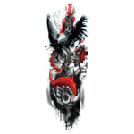 Large Arm Sleeve Waterproof Temporary Tattoo Sticker