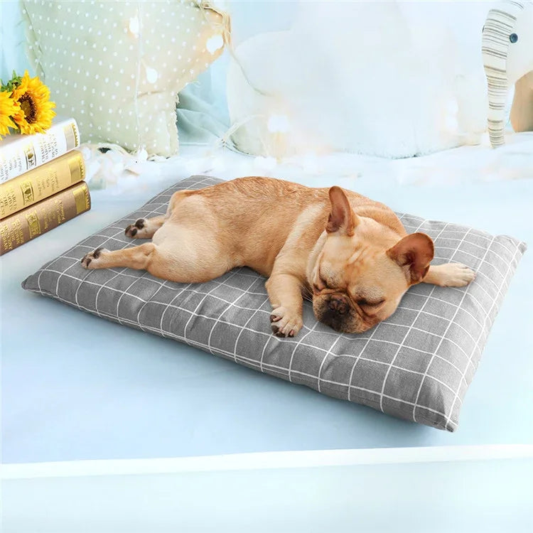 冬用厚手暖かいペット用寝マット 猫・犬用寝床, L, XL