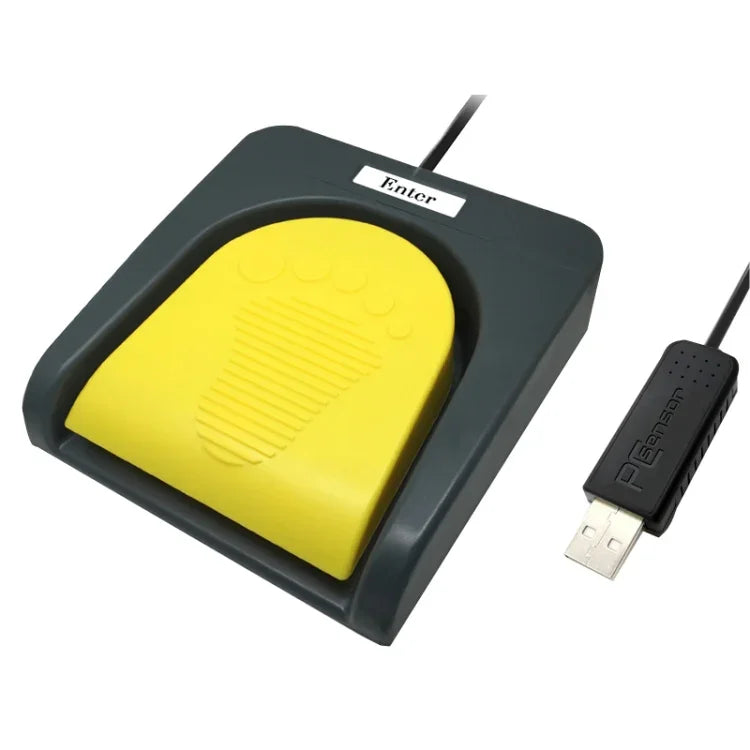 مفتاح تحكم بدواسة قدم USB Pcsensor مع محول لوحة مفاتيح للكمبيوتر، FS2016، FS2019