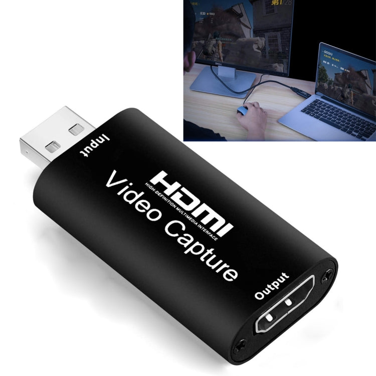 بطاقة التقاط فيديو HDMI لتسجيل مباشر، صندوق محول التقاط الفيديو، USB 2.0