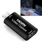 بطاقة التقاط فيديو HDMI لتسجيل مباشر، صندوق محول التقاط الفيديو، USB 2.0