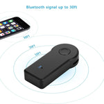 محول معدني 2 في 1 AUX 3.5 مم + بلوتوث سيارة USB 4.1 مستقبل صوت بلوتوث لاسلكي، محول مستقبل صوت