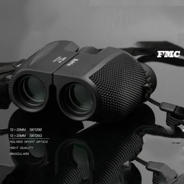 منظار جيب محمول مقاوم للماء عالي القوة للرياضات الخارجية ROLISS 10X25، 10X25