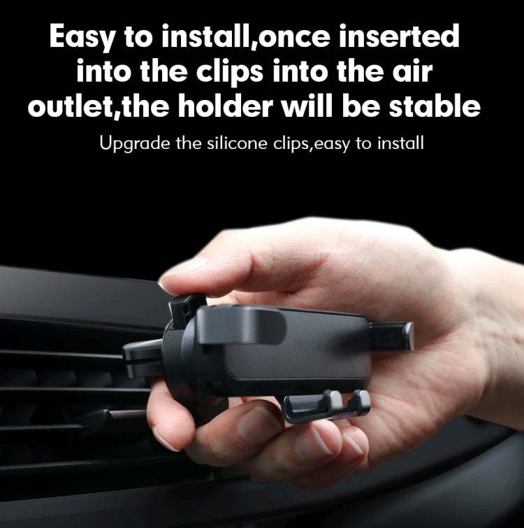 Car Air Conditioning Air Outlet Mobile Phone Holder, Black Upgrade Pro Metal, Red Upgrade Pro Metal, Gold Upgrade Pro Metal, Gray Upgrade Pro Metal