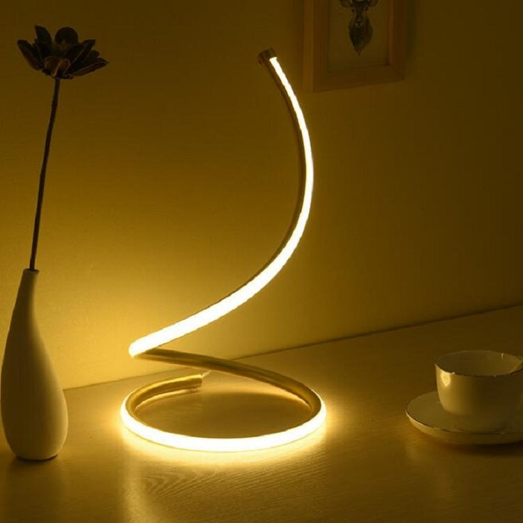 مصباح طاولة LED لولبي ديكور غرفة المعيشة غرفة النوم إضاءة بجانب السرير، قابس أوروبي، قابس أمريكي، قابس بريطاني، قابس أسترالي، بدون قابس