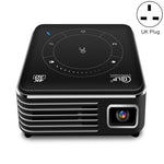 جهاز عرض صغير P11 بدقة 4K HD DLP ثلاثي الأبعاد 4G + 32G ذكي صغير مريح، قابس المملكة المتحدة، قابس أستراليا