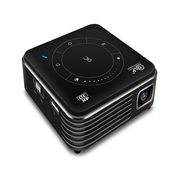 جهاز عرض صغير P11 بدقة 4K HD DLP ثلاثي الأبعاد 4G + 32G ذكي صغير مريح، قابس المملكة المتحدة، قابس أستراليا
