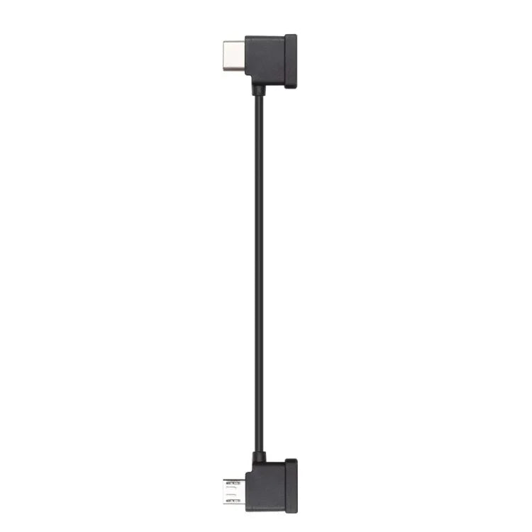 كابل بيانات USB-C أصلي لوحدة تحكم DJI RC-N1 للاتصال بالهاتف، USB Type-C، مايكرو USB قياسي، 8 دبابيس