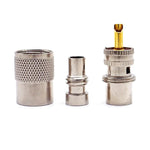 10 قطع موصل ذكر UHF PL259 لموصلات كابل RG8 / RG58، ذكر UHF