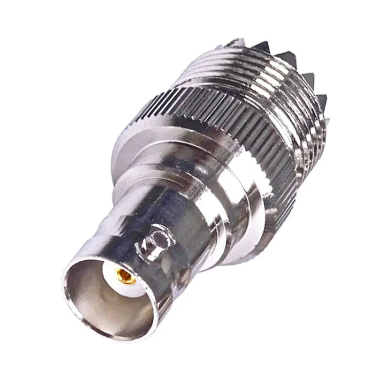 محول كابل RF مستقيم من أنثى BNC إلى أنثى UHF PL-259، من أنثى BNC إلى أنثى UHF