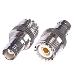محول كابل RF مستقيم من أنثى BNC إلى أنثى UHF PL-259، من أنثى BNC إلى أنثى UHF