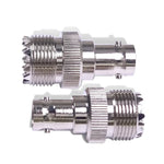محول كابل RF مستقيم من أنثى BNC إلى أنثى UHF PL-259، من أنثى BNC إلى أنثى UHF