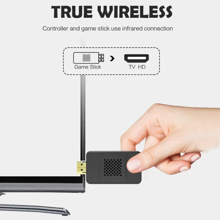 جهاز ألعاب تلفزيوني صغير لاسلكي مزدوج HDMI، Y2 SG سيغا (900 لعبة)
