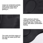 Silicone Ear Protection Waterproof Swimming Cap for Adults with Long Hair, Long Hair Swimming Cap(Black), Long Hair Swimming Cap(Blue), Long Hair Swimming Cap(Pink), Long Hair Swimming Cap(Silver), Long Hair Swimming Cap(Yellow)                        ...
