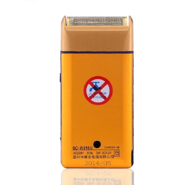 ماكينة حلاقة كهربائية قابلة لإعادة الشحن Yandou SC-W316U مع مشط جانبي، قابس CN