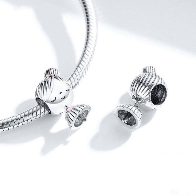 إكسسوارات سوار خرز DIY فتاة صغيرة من فضة استرليني S925