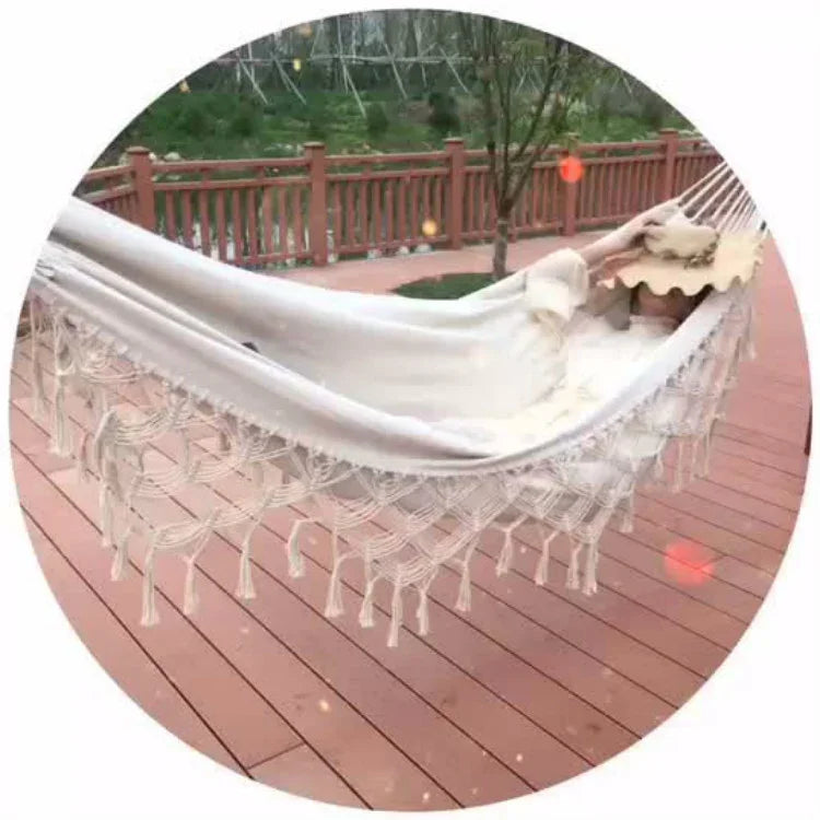 أرجوحة قماش مزدوجة مع شرابات، أرجوحة تصوير داخلية وخارجية، 200x150 سم أبيض، 200x150 سم أسود، 240x150 سم أبيض