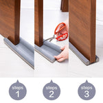 Door Gap Sealing & Sound Insulation Strip Door & Window Gap Wind-proof & Warm-keeping Paste Dust-proof Tape, Gray, White, Black