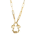 Brass Micro-inlaid Zircon Delicate Clavicle Chain Cross Pendant Necklace, Cross, Girl