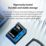 بطاقة ذاكرة كاميرا SLR عالية السرعة Lexar SD-800X Pro، 32GB، 64GB