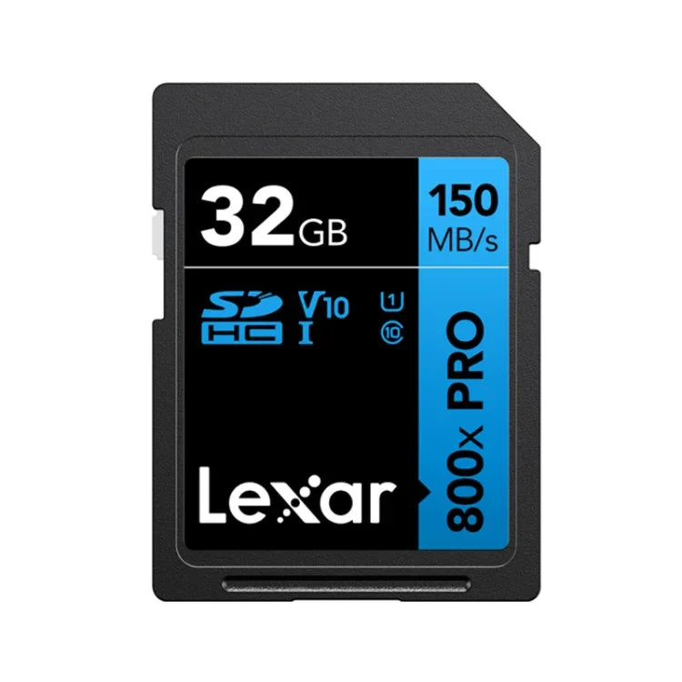 بطاقة ذاكرة كاميرا SLR عالية السرعة Lexar SD-800X Pro، 32GB، 64GB