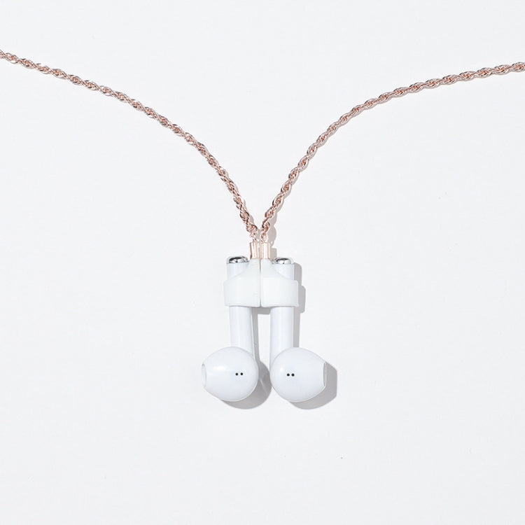 سلسلة مضادة للضياع لسماعات AIRPODS اللاسلكية، غلاف مغناطيسي قوي، من التيتانيوم والفولاذ المقاوم للصدأ، ألوان الذهب، الذهب الوردي، الذهب الأسود، لون الفولاذ