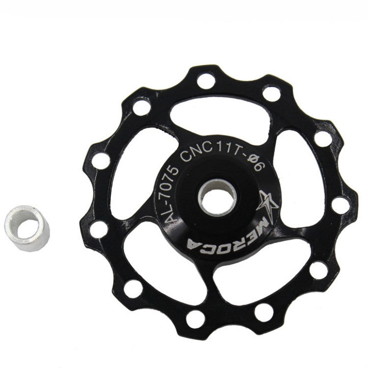 MEROCA Metal Bearings Mountain Bike Road Bike Rear Derailleur Guide Wheel 11T/13T Guide Wheel, 11T Black, 13T Black, 11T Red, 13T Red, 11T Blue, 13T Blue, 11T Purple, 13T Purple, 11T Silver, 13T Silver, 11T Electroplating Colorful                      ...