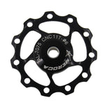 MEROCA Metal Bearings Mountain Bike Road Bike Rear Derailleur Guide Wheel 11T/13T Guide Wheel, 11T Black, 13T Black, 11T Red, 13T Red, 11T Blue, 13T Blue, 11T Purple, 13T Purple, 11T Silver, 13T Silver, 11T Electroplating Colorful                      ...