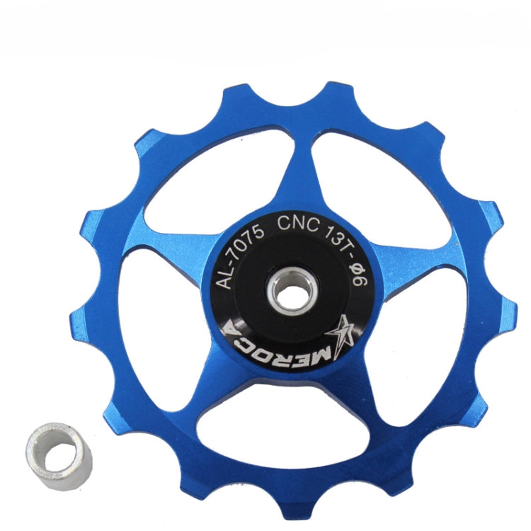 MEROCA Metal Bearings Mountain Bike Road Bike Rear Derailleur Guide Wheel 11T/13T Guide Wheel, 11T Black, 13T Black, 11T Red, 13T Red, 11T Blue, 13T Blue, 11T Purple, 13T Purple, 11T Silver, 13T Silver, 11T Electroplating Colorful                      ...