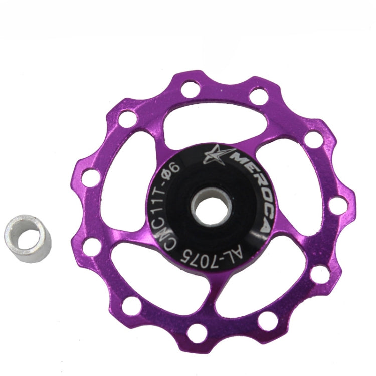 MEROCA Metal Bearings Mountain Bike Road Bike Rear Derailleur Guide Wheel 11T/13T Guide Wheel, 11T Black, 13T Black, 11T Red, 13T Red, 11T Blue, 13T Blue, 11T Purple, 13T Purple, 11T Silver, 13T Silver, 11T Electroplating Colorful                      ...