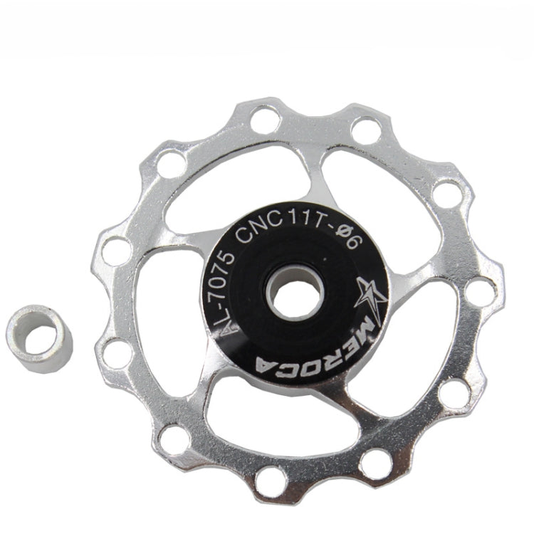 MEROCA Metal Bearings Mountain Bike Road Bike Rear Derailleur Guide Wheel 11T/13T Guide Wheel, 11T Black, 13T Black, 11T Red, 13T Red, 11T Blue, 13T Blue, 11T Purple, 13T Purple, 11T Silver, 13T Silver, 11T Electroplating Colorful                      ...